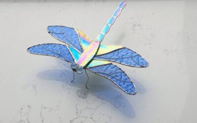 Blue dragonfly